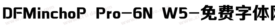 DFMinchoP Pro-6N W5字体转换